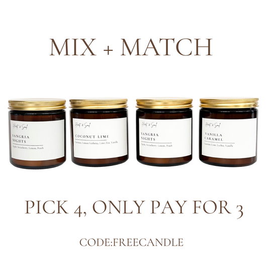 390g Candles CODE:FREECANDLE