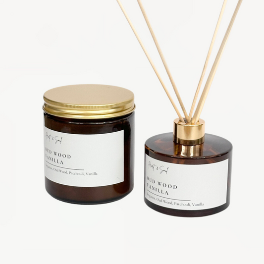 390g Candle - Reed Diffuser Bundle