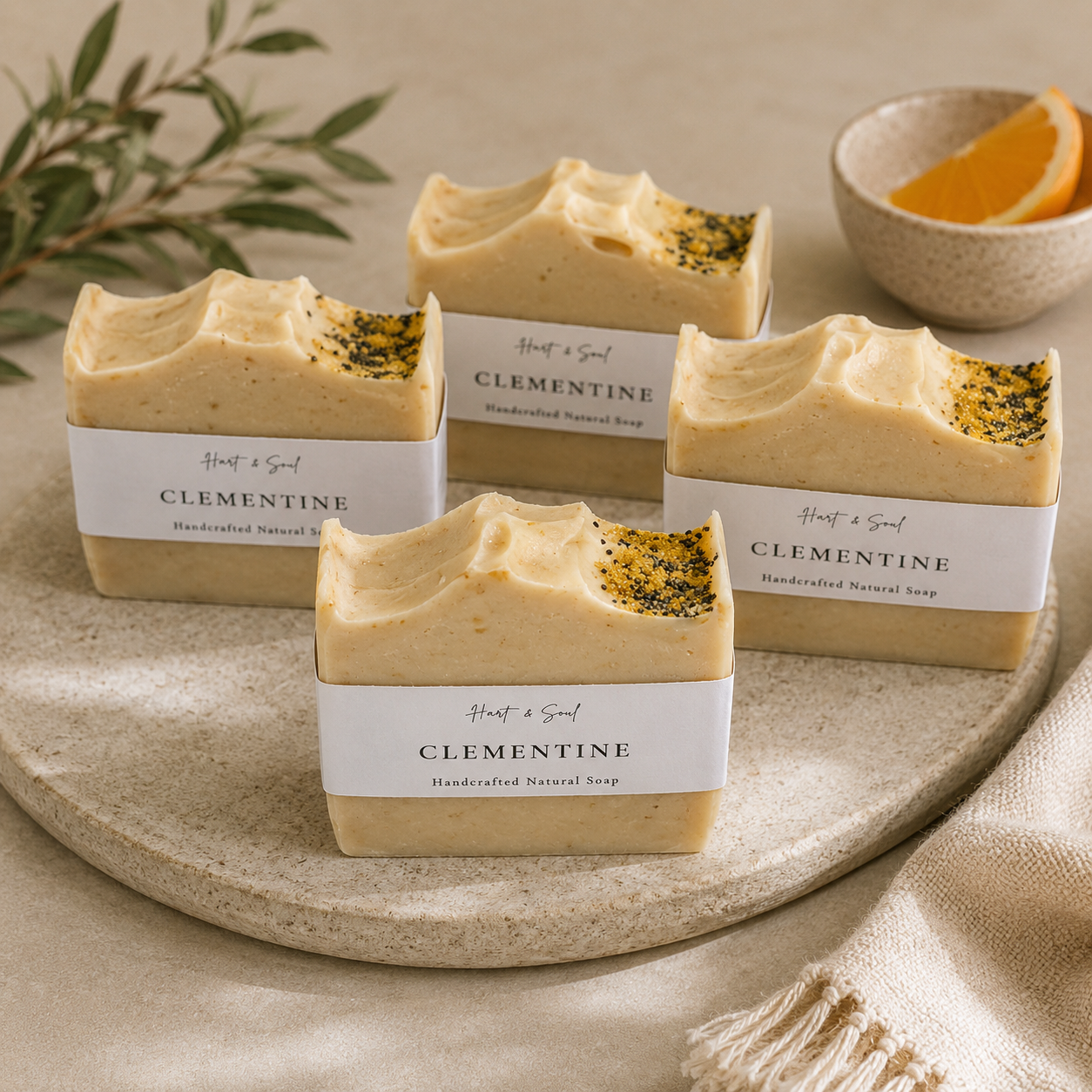 Clementine Soap Bar
