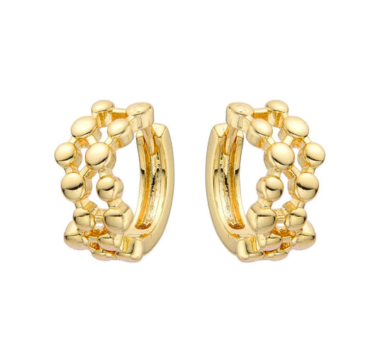 Vega Huggie Hoop Earrings