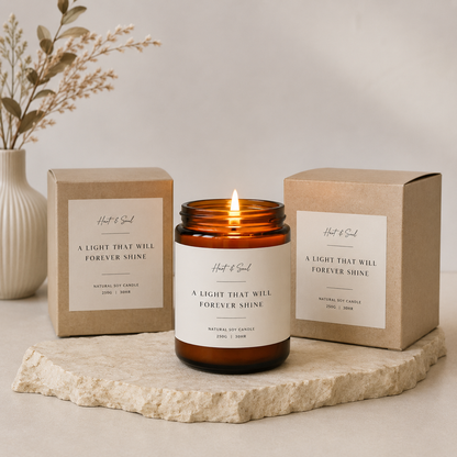 Pregnancy Loss Quote Candle