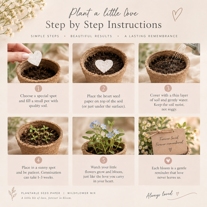 Plantable Heart Seeds