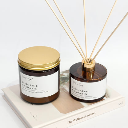 390g Candle - Reed Diffuser Bundle 25% off CODE - 25OFF