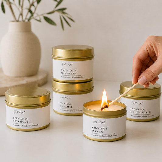 120g Golden Tin Candle