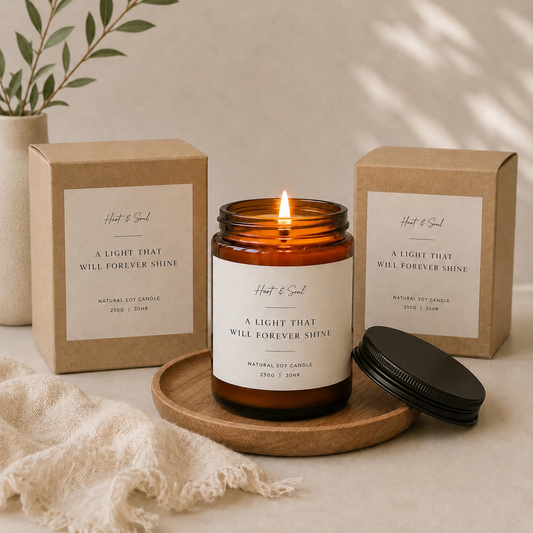 Pregnancy Loss Quote Candle