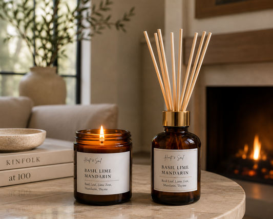 390g Candle - Reed Diffuser Bundle