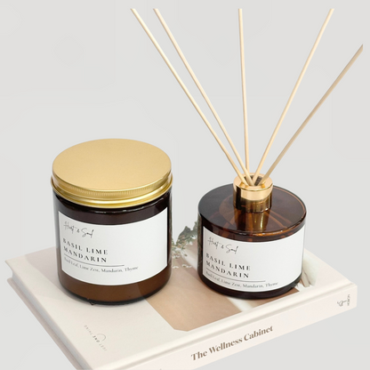 390g Candle - Reed Diffuser Bundle