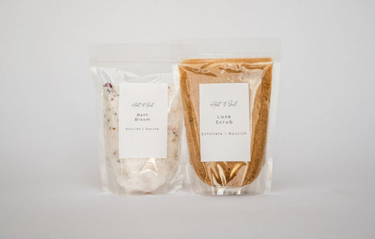 Bath Bloom + Luxe Scrub Bundle 25% off CODE - 25OFF