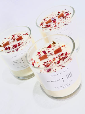 Infused Rose Petal Candle